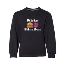 Load image into Gallery viewer, Youth &#39;Sticky Situation&#39; Pancakes Sweatshirt - Pancakewear