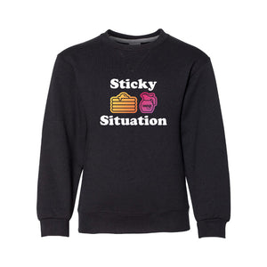 Youth 'Sticky Situation' Pancakes Sweatshirt - Pancakewear